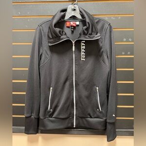 Puma Ferrari Black Zip Up Track Jacket Women’s Medium